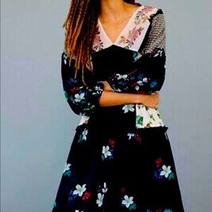 Anthropologie boho midi dress